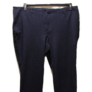 Talbots Navy Stretch Trousers - Sz 18W